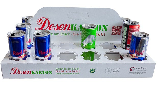 Original-Freisteller des DosenKARTONs